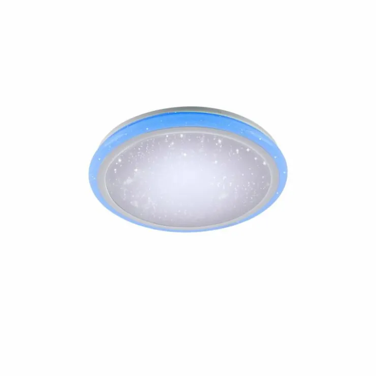 Luminaires Leuchten Direkt Éclairage Led|Plafonnier Leuchten Direkt Luisa LED Blanc, 2 lumières, Télécommandes, Changeur de couleurs