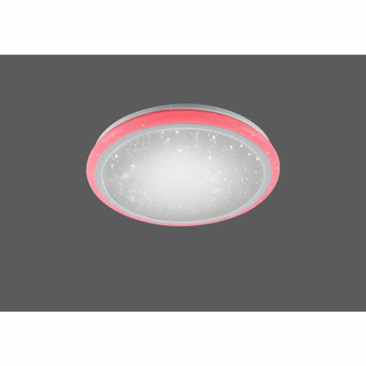 Luminaires Leuchten Direkt Éclairage Led|Plafonnier Leuchten Direkt Luisa LED Blanc, 2 lumières, Télécommandes, Changeur de couleurs