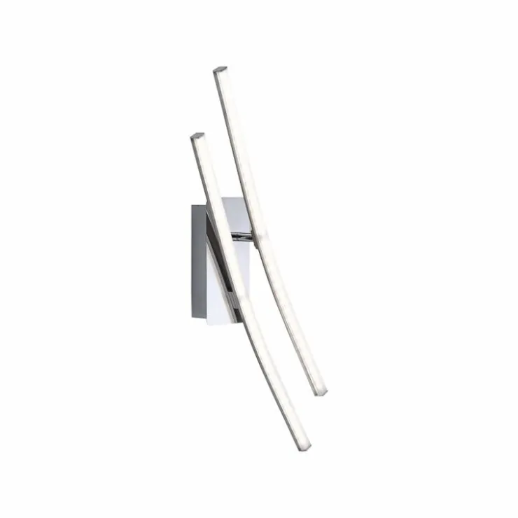 Luminaires Leuchten Direkt Éclairage Led|Plafonnier Leuchten Direkt Simon LED Chrome, 2 lumières