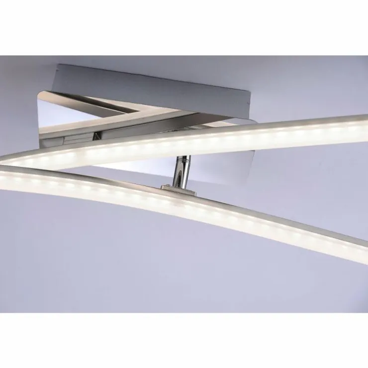 Luminaires Leuchten Direkt Éclairage Led|Plafonnier Leuchten Direkt Simon LED Chrome, 2 lumières