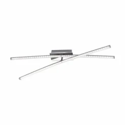 Luminaires Leuchten Direkt Éclairage Led|Plafonnier Leuchten Direkt Simon LED Chrome, 2 lumières
