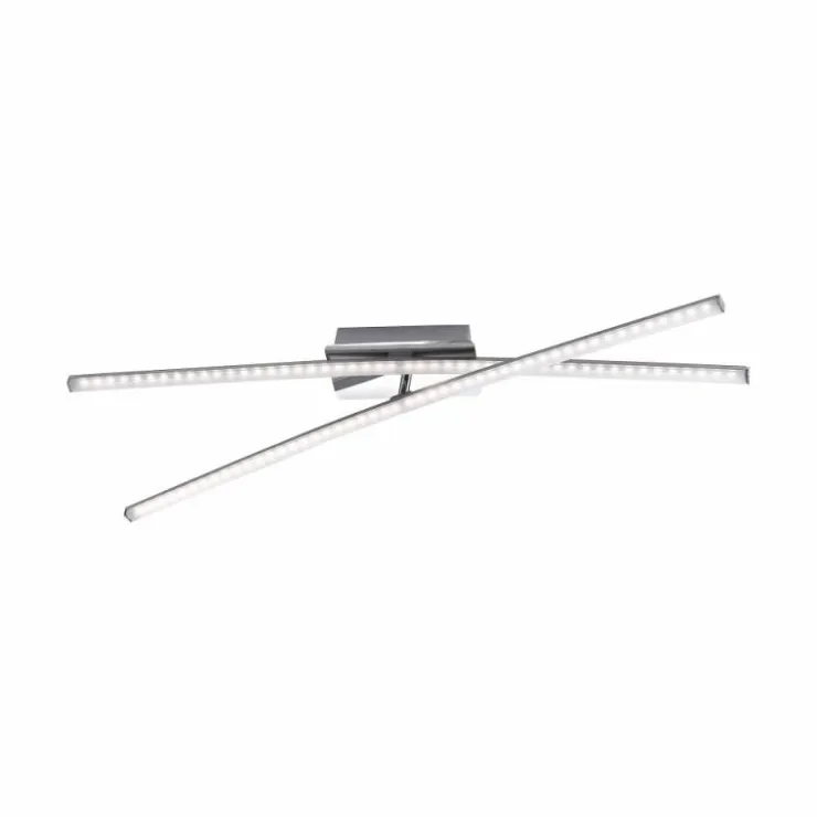 Luminaires Leuchten Direkt Éclairage Led|Plafonnier Leuchten Direkt Simon LED Chrome, 2 lumières