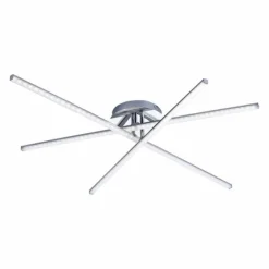 Luminaires Leuchten Direkt Éclairage Led|Plafonnier Leuchten Direkt Simon LED Chrome, 3 lumières