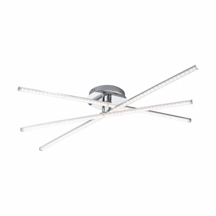 Luminaires Leuchten Direkt Éclairage Led|Plafonnier Leuchten Direkt Simon LED Chrome, 3 lumières