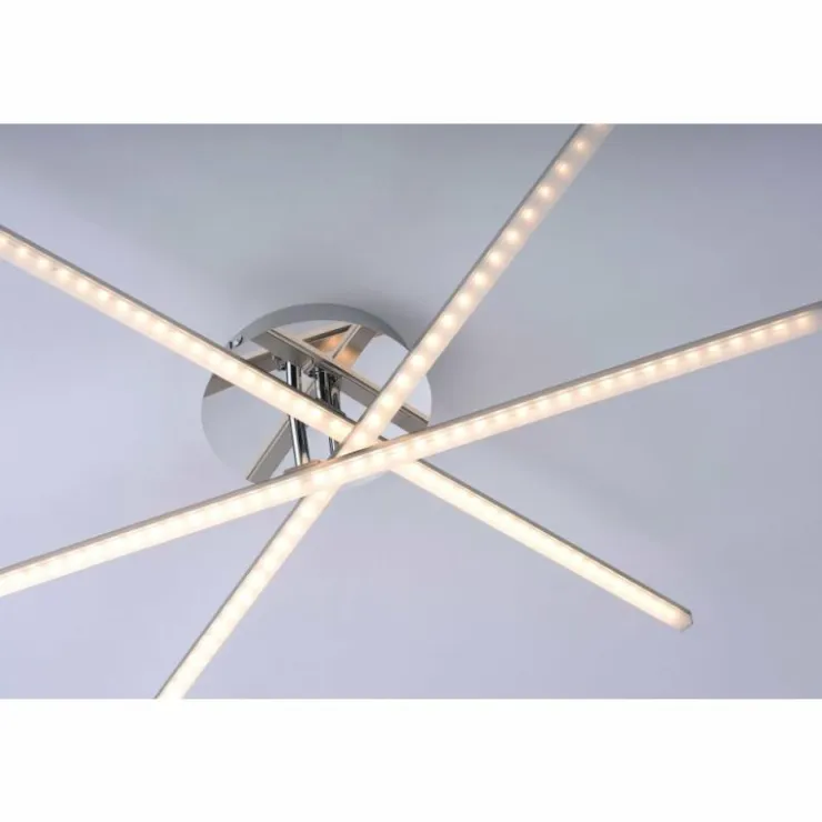 Luminaires Leuchten Direkt Éclairage Led|Plafonnier Leuchten Direkt Simon LED Chrome, 3 lumières