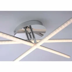 Luminaires Leuchten Direkt Éclairage Led|Plafonnier Leuchten Direkt Simon LED Chrome, 3 lumières