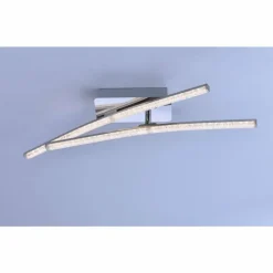 Luminaires Leuchten Direkt Éclairage Led|Plafonnier Leuchten Direkt Simon LED Chrome, 2 lumières