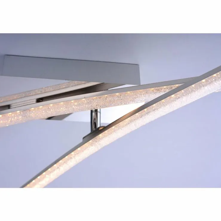 Luminaires Leuchten Direkt Éclairage Led|Plafonnier Leuchten Direkt Simon LED Chrome, 2 lumières