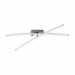 Luminaires Leuchten Direkt Éclairage Led|Plafonnier Leuchten Direkt Simon LED Chrome, 2 lumières