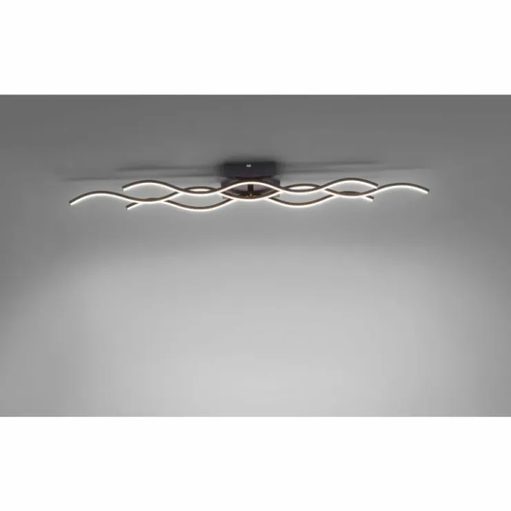 Luminaires Leuchten Direkt Éclairage Led|Plafonnier Leuchten Direkt Wave LED Noir, 3 lumières