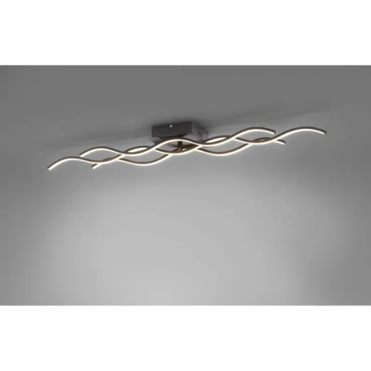 Luminaires Leuchten Direkt Éclairage Led|Plafonnier Leuchten Direkt Wave LED Noir, 3 lumières