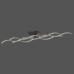 Luminaires Leuchten Direkt Éclairage Led|Plafonnier Leuchten Direkt Wave LED Noir, 3 lumières