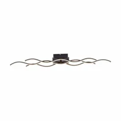 Luminaires Leuchten Direkt Éclairage Led|Plafonnier Leuchten Direkt Wave LED Noir, 3 lumières