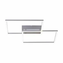 Luminaires Leuchten Direkt Éclairage Led|Plafonnier Leuchten Direkt IVEN LED Acier inoxydable, 2 lumières, Télécommandes