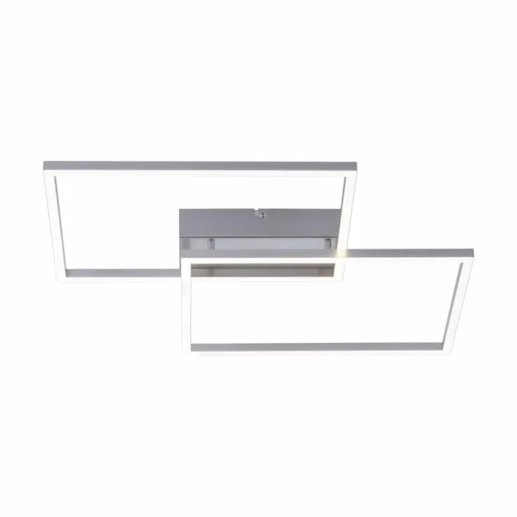 Luminaires Leuchten Direkt Éclairage Led|Plafonnier Leuchten Direkt IVEN LED Acier inoxydable, 2 lumières, Télécommandes