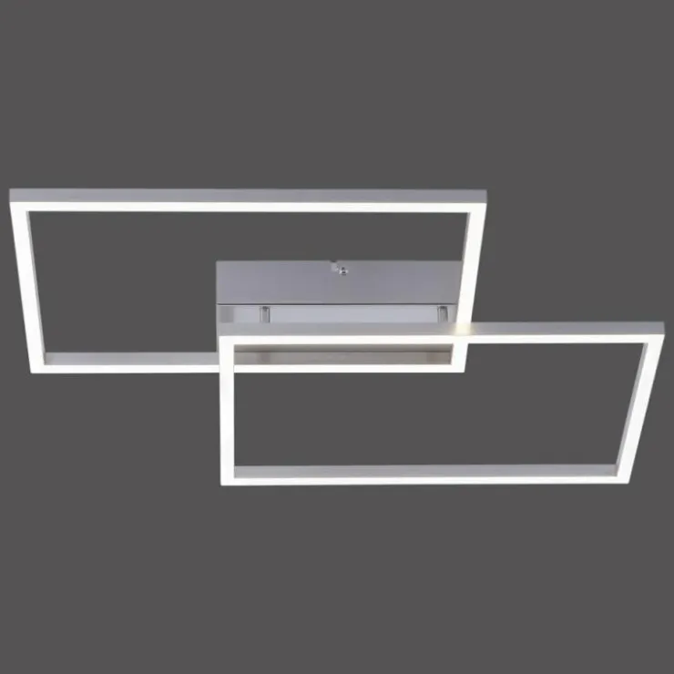 Luminaires Leuchten Direkt Éclairage Led|Plafonnier Leuchten Direkt IVEN LED Acier inoxydable, 2 lumières, Télécommandes