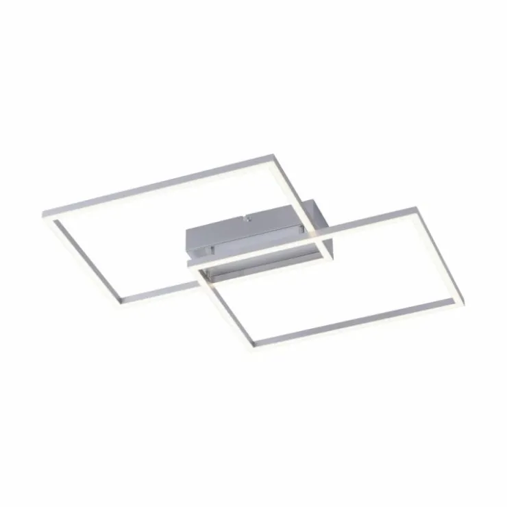 Luminaires Leuchten Direkt Éclairage Led|Plafonnier Leuchten Direkt IVEN LED Acier inoxydable, 2 lumières, Télécommandes