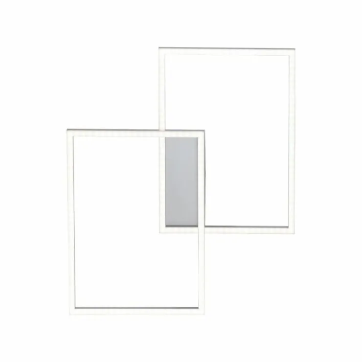 Luminaires Leuchten Direkt Éclairage Led|Plafonnier Leuchten Direkt IVEN LED Acier inoxydable, 2 lumières, Télécommandes