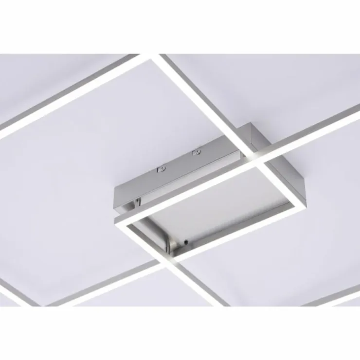 Luminaires Leuchten Direkt Éclairage Led|Plafonnier Leuchten Direkt IVEN LED Acier inoxydable, 2 lumières, Télécommandes