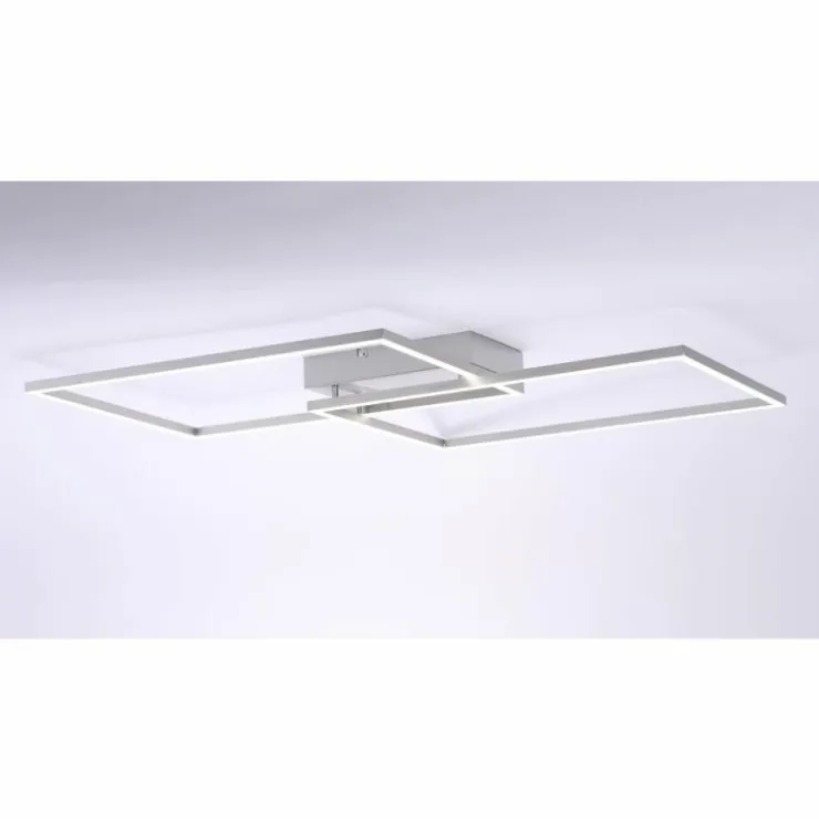 Luminaires Leuchten Direkt Éclairage Led|Plafonnier Leuchten Direkt IVEN LED Acier inoxydable, 2 lumières, Télécommandes