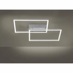 Luminaires Leuchten Direkt Éclairage Led|Plafonnier Leuchten Direkt IVEN LED Acier inoxydable, 2 lumières, Télécommandes