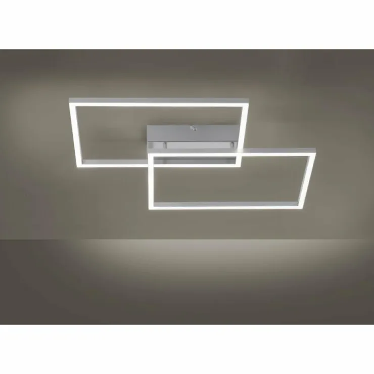 Luminaires Leuchten Direkt Éclairage Led|Plafonnier Leuchten Direkt IVEN LED Acier inoxydable, 2 lumières, Télécommandes