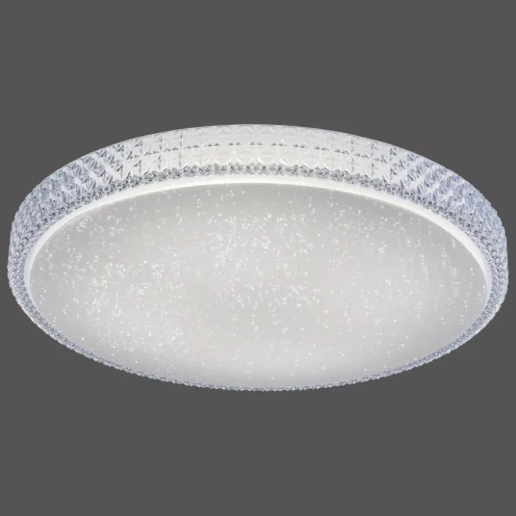 Luminaires Leuchten Direkt Éclairage Led|Plafonnier Leuchten Direkt FRIDA LED Transparent, 1 lumière, Télécommandes