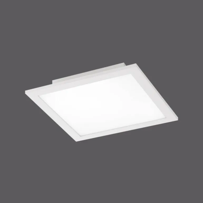 Plafonnier Leuchten Direkt Ls-FLAT LED Blanc, 1 lumière, Télécommandes, Changeur de couleurs