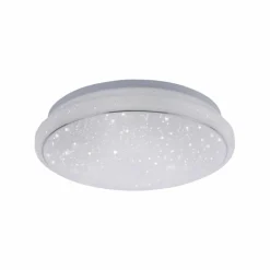 Plafonnier Leuchten Direkt Ls-JUPI LED Blanc, 1 lumière, Télécommandes, Changeur de couleurs