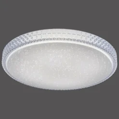 Plafonnier Leuchten Direkt Ls-FRIDA LED Transparent, 1 lumière, Télécommandes, Changeur de couleurs