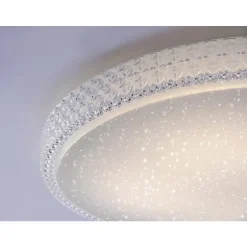 Plafonnier Leuchten Direkt Ls-FRIDA LED Transparent, 1 lumière, Télécommandes, Changeur de couleurs