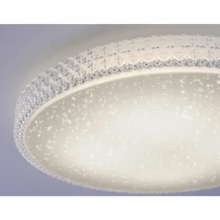 Plafonnier Leuchten Direkt Ls-FRIDA LED Transparent, 1 lumière, Télécommandes, Changeur de couleurs