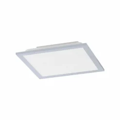 Luminaires Leuchten Direkt Éclairage Led|Plafonnier Leuchten Direkt FLAT LED Argenté, 1 lumière, Télécommandes