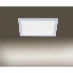 Luminaires Leuchten Direkt Éclairage Led|Plafonnier Leuchten Direkt FLAT LED Argenté, 1 lumière, Télécommandes
