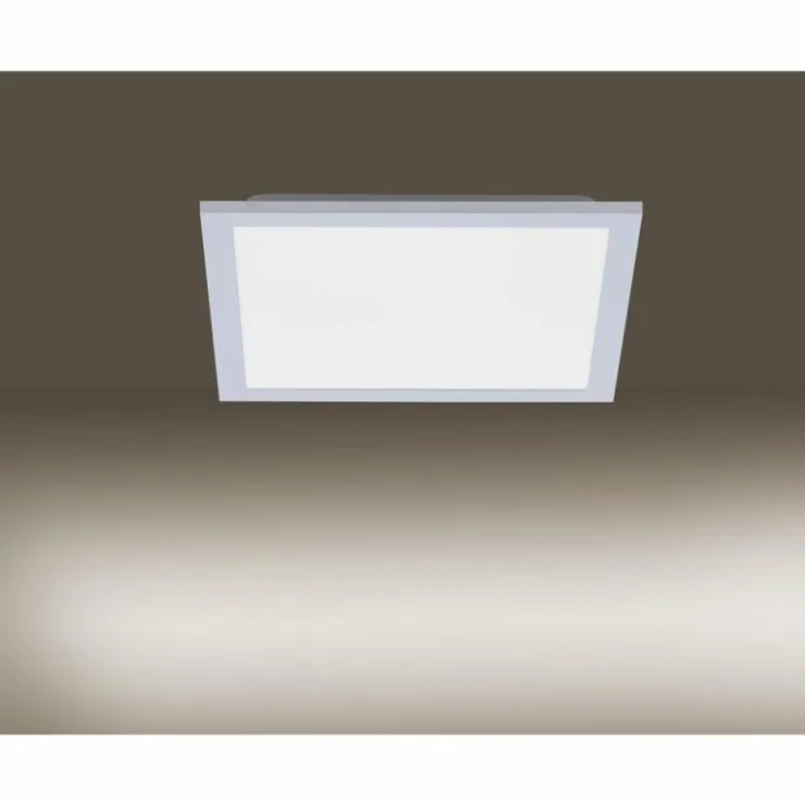 Luminaires Leuchten Direkt Éclairage Led|Plafonnier Leuchten Direkt FLAT LED Argenté, 1 lumière, Télécommandes