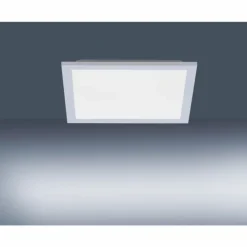 Luminaires Leuchten Direkt Éclairage Led|Plafonnier Leuchten Direkt FLAT LED Argenté, 1 lumière, Télécommandes