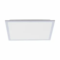 Luminaires Leuchten Direkt Éclairage Led|Plafonnier Leuchten Direkt FLAT LED Argenté, 1 lumière, Télécommandes