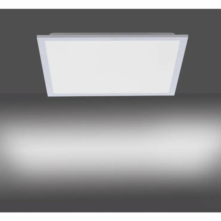 Luminaires Leuchten Direkt Éclairage Led|Plafonnier Leuchten Direkt FLAT LED Argenté, 1 lumière, Télécommandes