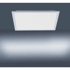 Luminaires Leuchten Direkt Éclairage Led|Plafonnier Leuchten Direkt FLAT LED Argenté, 1 lumière, Télécommandes