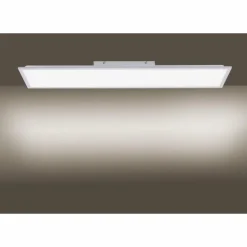 Luminaires Leuchten Direkt Éclairage Led|Plafonnier Leuchten Direkt FLAT LED Argenté, 1 lumière, Télécommandes