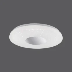 Plafonnier Leuchten Direkt LAVINIA LED Chrome, 1 lumière, Détecteur de mouvement