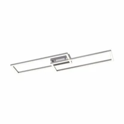 Plafonnier Leuchten Direkt Ls-MAXI LED Acier inoxydable, 1 lumière, Télécommandes, Changeur de couleurs