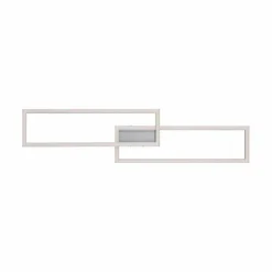 Plafonnier Leuchten Direkt Ls-MAXI LED Acier inoxydable, 1 lumière, Télécommandes, Changeur de couleurs