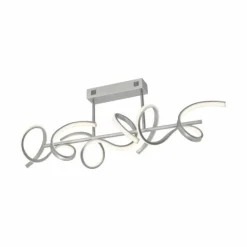 Luminaires Leuchten Direkt Éclairage Led|Plafonnier Leuchten Direkt CURLS LED Argenté, 3 lumières
