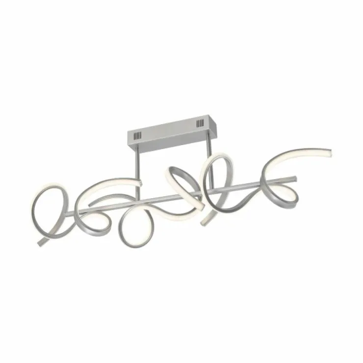 Luminaires Leuchten Direkt Éclairage Led|Plafonnier Leuchten Direkt CURLS LED Argenté, 3 lumières