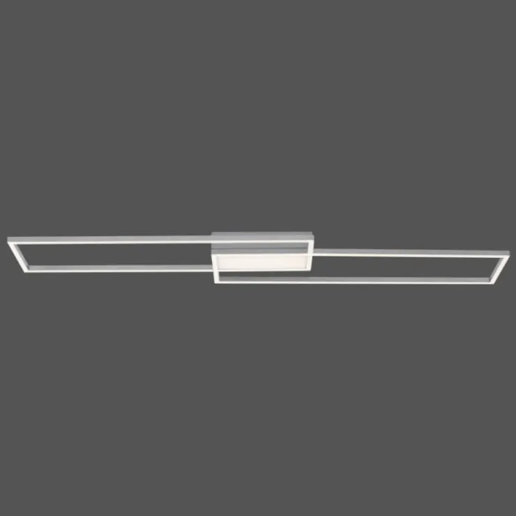 Luminaires Leuchten Direkt Éclairage Led|Plafonnier Leuchten Direkt ASMIN LED Nickel mat, 3 lumières, Télécommandes