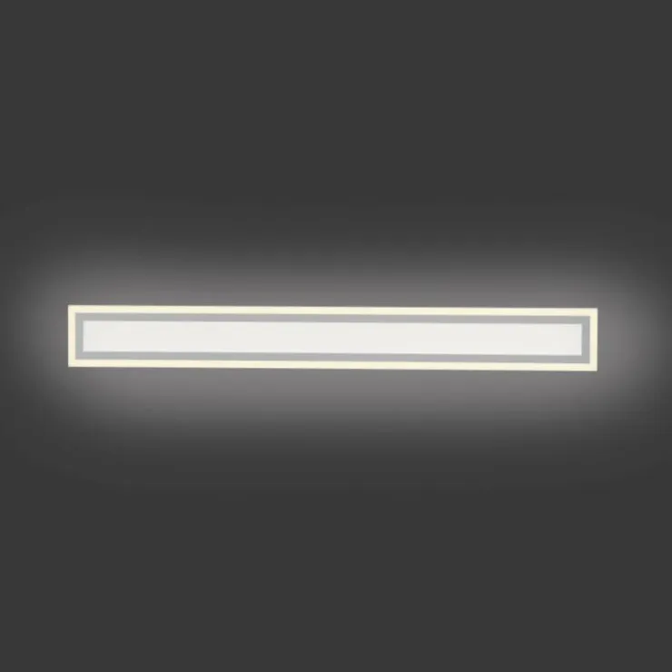 Luminaires Leuchten Direkt Éclairage Led|Plafonnier Leuchten Direkt EDGING LED Blanc, 2 lumières, Télécommandes