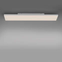 Luminaires Leuchten Direkt Éclairage Led|Plafonnier Leuchten Direkt EDGING LED Blanc, 2 lumières, Télécommandes