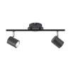 Luminaires Leuchten Direkt Éclairage Led|Plafonnier Leuchten Direkt TARIK LED Noir, 2 lumières