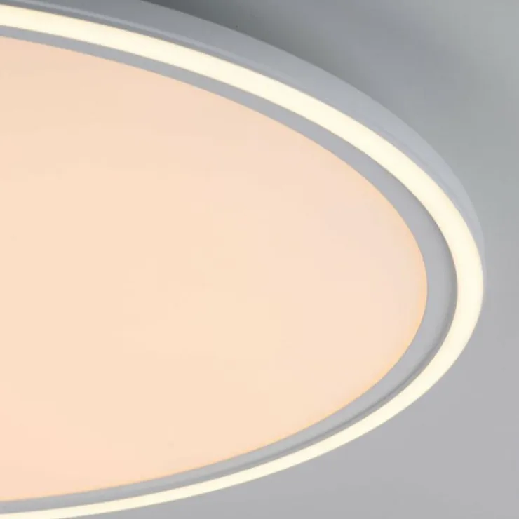 Luminaires Leuchten Direkt Éclairage Led|Plafonnier Leuchten Direkt EDGING LED Blanc, 2 lumières, Télécommandes